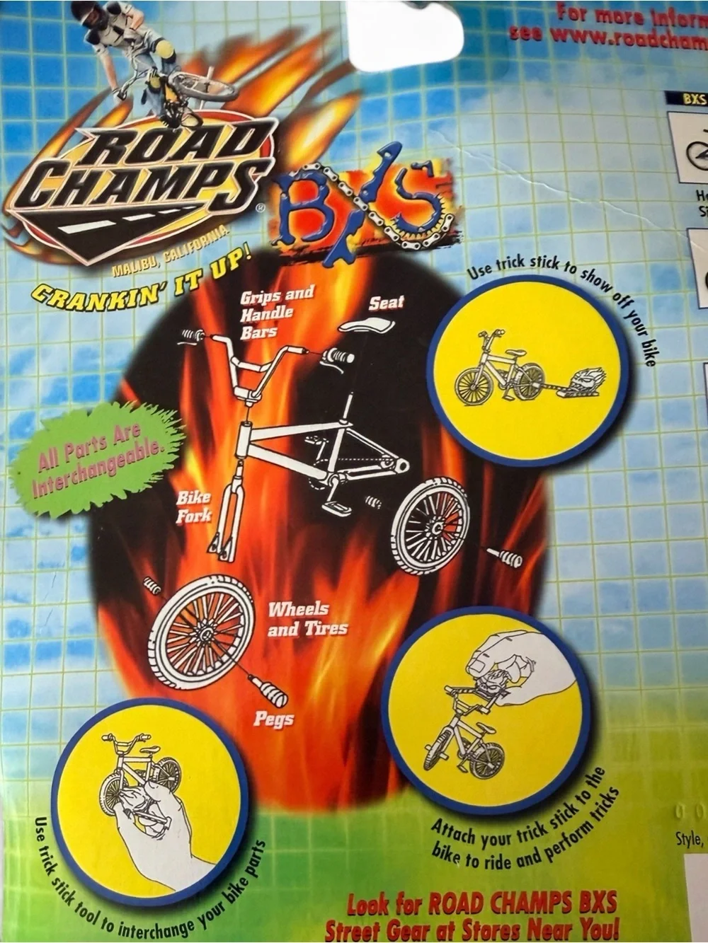 ROAD CHAMPS BXS SERIES 2 GT TOUR BMX BIKE 2000 VINTAGE COLLECTOR TOY NEW RARE
